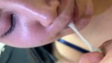 ハーフ顔のみのりちゃんがM男に濃厚鼻フェラ【評判・レビュー】